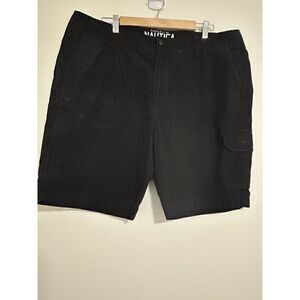 Nautica Black Cargo Shorts Relaxed Men's Size 38
